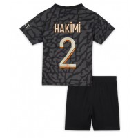 Echipament fotbal Paris Saint-Germain Achraf Hakimi #2 Tricou Treilea 2023-24 pentru copii maneca scurta (+ Pantaloni scurti)
